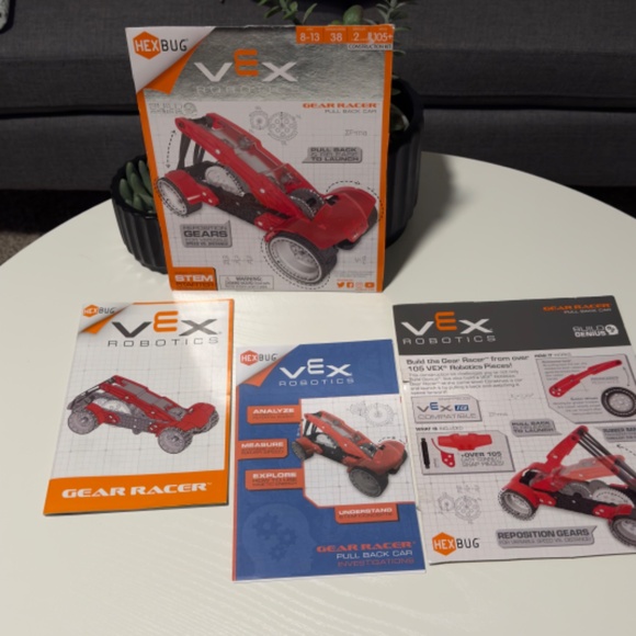 Vex Robotics Gear Racer Pull Back Car STEM Engineering Construction Classroom - Picture 6 of 7